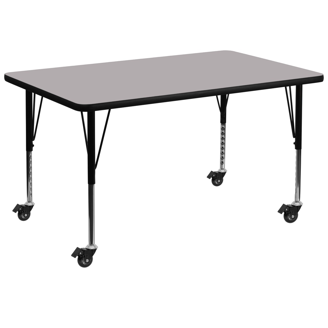 Emma and Oliver Mobile 24x48 Rectangle Laminate Preschool Activity Table